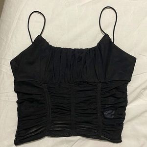 princess polly black tank top